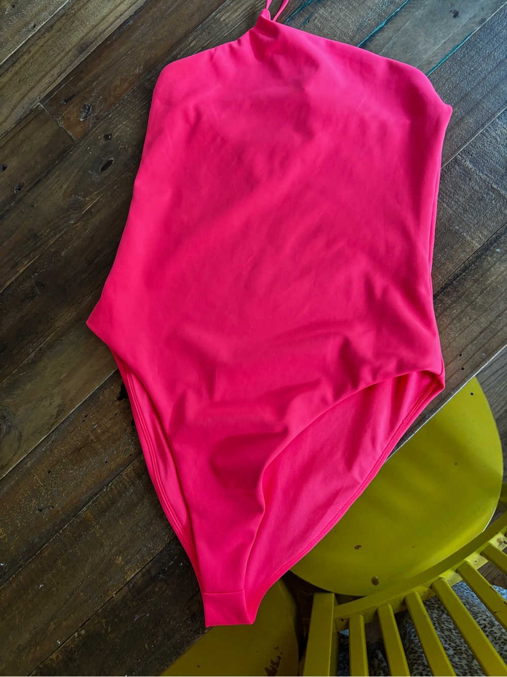 ALO Yoga Neon Pink One Piece Swimsuit Size M